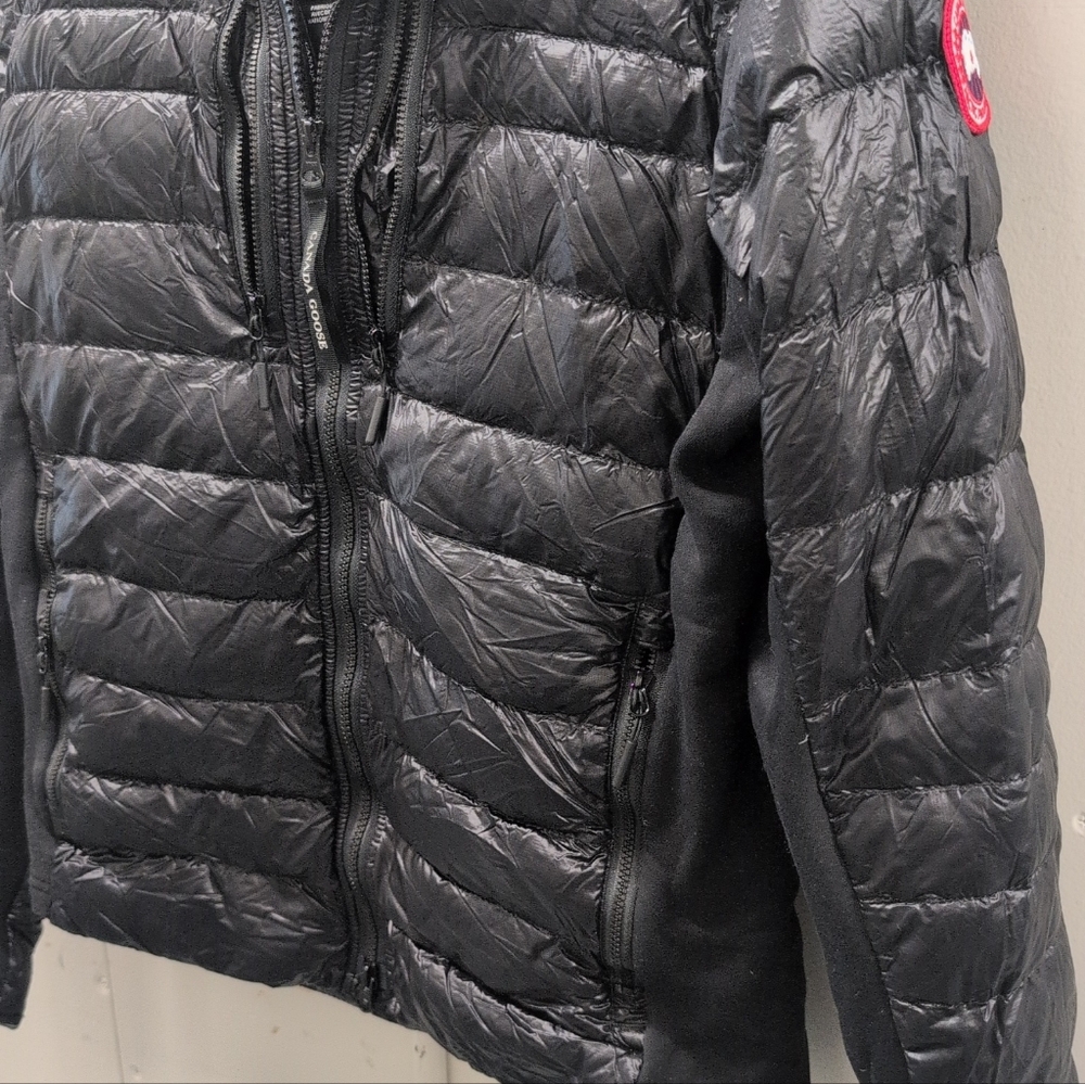 Canada Goose Womens Hybridge Lite Black Padded Hoody Jacket Size Small - Picture 7 of 9